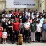 SKUT ekibi ve Zeyna ile öğrencilere deprem farkındalık dersi