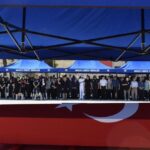 Kalp krizi sonucu ölen polise cenaze töreni