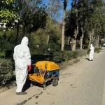 Alanya’da yeşil alanlarda zirai mücadele