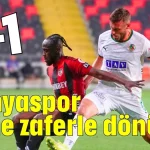 Alanyaspor, evine zaferle dönüyor 0-1