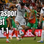 Alanyaspor kısmet tepti 1-1