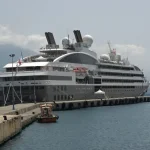 Alanya'ya kruvaziyerle 187 turist geldi