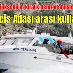 Antalya Büyükşehir'in kiralık deniz otobüsleri için öneri: Kaş-Meis Adası arası kullanabilir