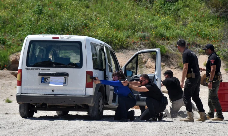 Antalya Poligonu'nda zorlu eğitim