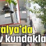 Antalya'da 2 ev kundaklandı