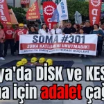 Antalya'da DİSK ve KESK'ten Soma için adalet çağrısı