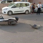 Antalya'da elektrikli bisikletli kadına çarpıp kaçtı!