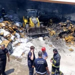 Antalya’da fide üretim merkezindeki yangın söndürüldü