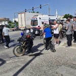 Antalya’da trafik kazası: Motosikletli polis yaralı