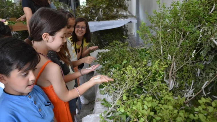 Antalyalı çocuklar Sapadere İpek Evi’nde