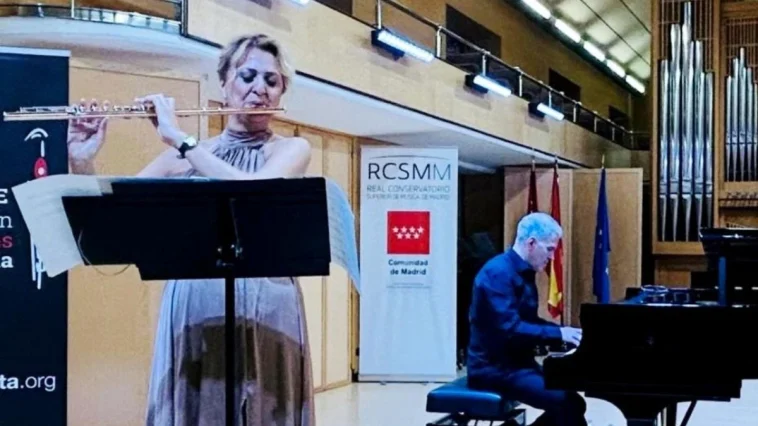 Antalyalı sanatçı Madrid'de alkışlandı