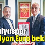 Antalyaspor 3 milyon Euro bekliyor