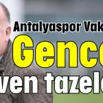 Antalyaspor Vakfı'nda Gencer güven tazeledi