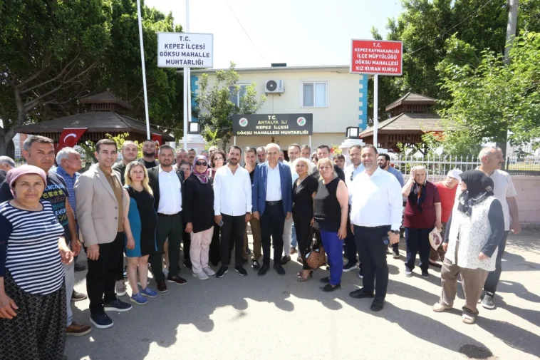 Başkan Kocagöz, Göksu mahalle sakinleriyle buluştu