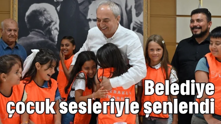 Belediye çocuk sesleriyle şenlendi
