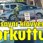 Bilgisayar klavyesi korkuttu!