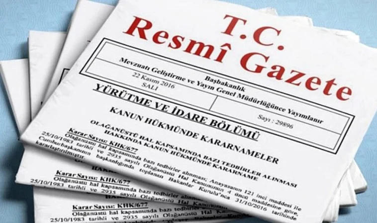 Büyükelçi atamaları, bakanlıklardan görevden alma Resmi Gazete'de yayımlandı