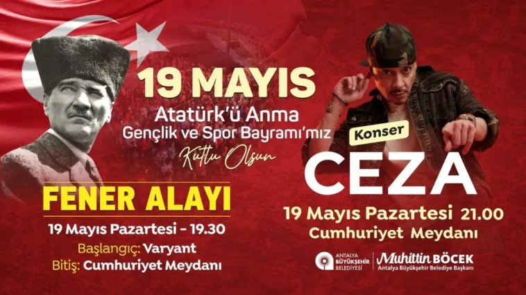 Büyükşehir Belediyesi 19 Mayıs’ı coşkuyla kutlayacak