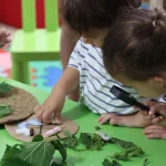 Büyükşehir çocukları ipekböceği ile tanıştırıyor