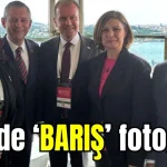 CHP'de 'barış' fotoğrafı