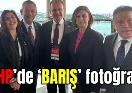 CHP'de 'barış' fotoğrafı