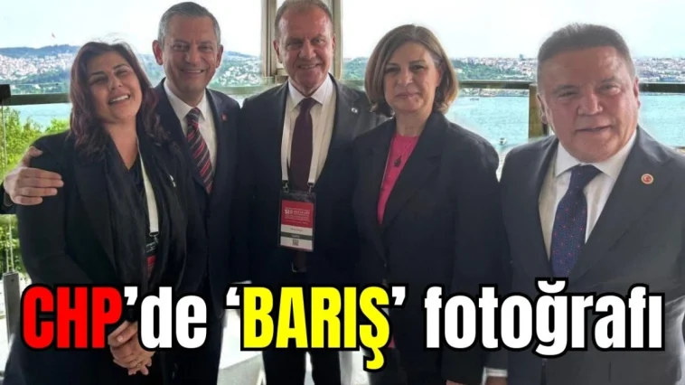 CHP'de 'barış' fotoğrafı