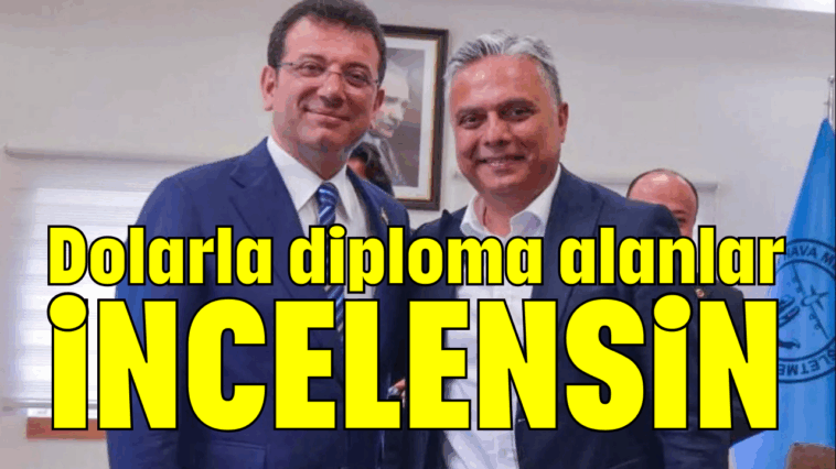 Dolarla diploma alanlar incelensin
