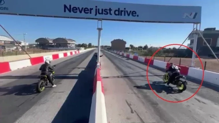 Drag pistinde ölümle sonuçlanan yarışın görüntüleri ortaya çıktı