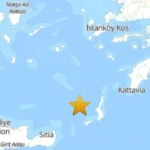 Ege Denizi’nde 4.4 şiddetinde deprem
