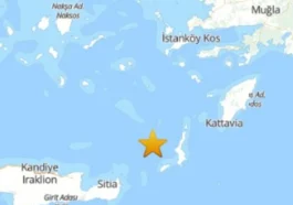 Ege Denizi’nde 4.4 şiddetinde deprem