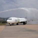 Gazipaşa-Alanya Havalimanı, Copenhagen Air Taxi'nin ilk uçuşunu karşıladı