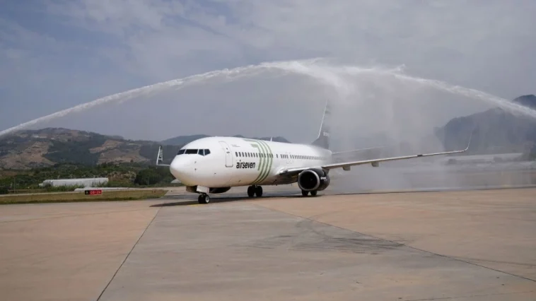 Gazipaşa-Alanya Havalimanı, Copenhagen Air Taxi'nin ilk uçuşunu karşıladı