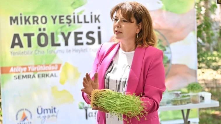 Heykeller yeşerdi, minyatür bahçeler ortaya çıktı