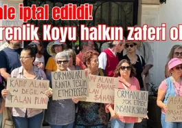 İhale iptal edildi! Gerenlik Koyu halkın zaferi oldu