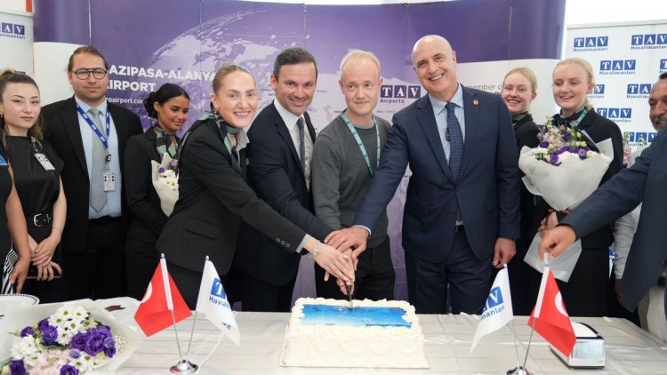 GAZİPAŞA HAVALİMANI'NDA İLK UÇUŞ HEYECANI