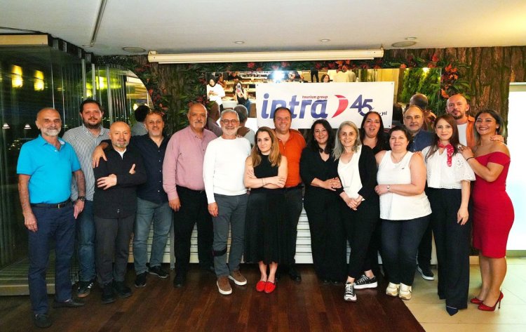 INTRA TURIZM ŞİRKETLER GRUBU TURİZMDEKİ 45. YILINI GURURLA KUTLADI