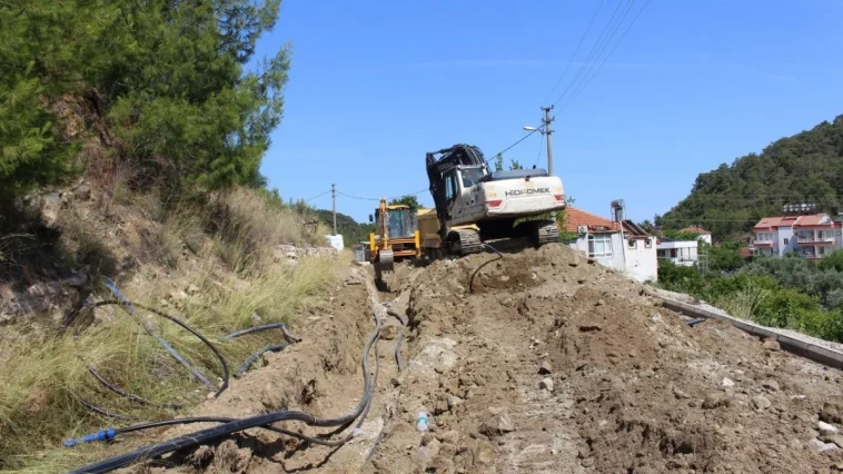 Kemer-Çamyuva'da içme suyu alt yapısı güçlendiriliyor