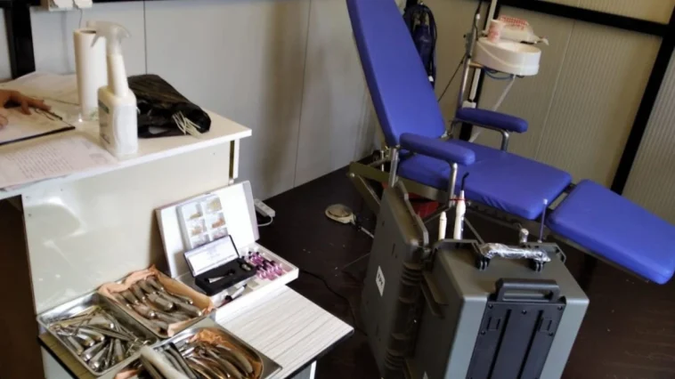 Konteynerde kaçak diş tedavisi