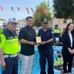 Manavgat'ta örnek sürücülere plaket verildi