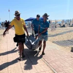 Sahilde güneşlenirken öldü