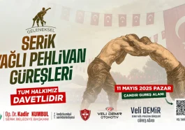 Serik'te yağlı güreş heyecanı