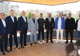 TFF Başkanı Hacıosmanoğlu'ndan Hasan Çavuşoğlu'na taziye ziyareti