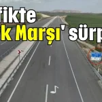 Trafikte 'Türk Marşı' sürprizi
