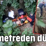 10 metreden düştü