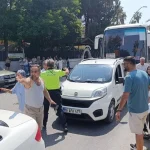 2.4 promil alkollü sürücü zincirleme kazaya neden oldu