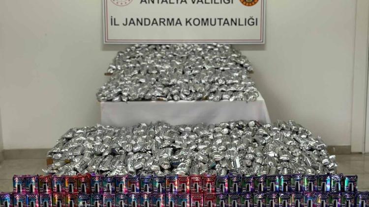 Gazipaşada 5 bin kaçak elektronik sigara ele geçirildi