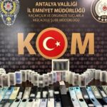 Antalyada kaçakçılık ve organize suçlarla mücadeleye yönelik operasyonlar düzenlendi