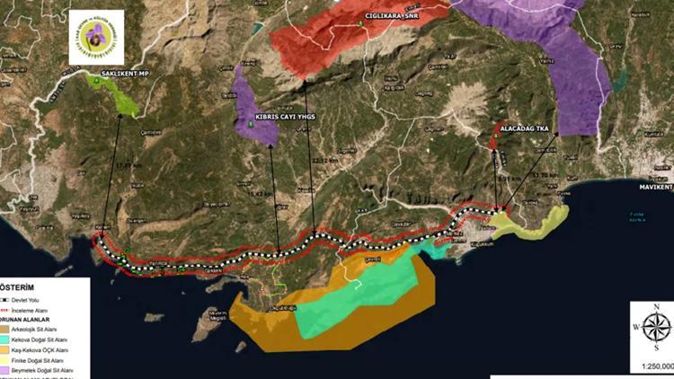 Finike-Kalkan bölünmüş yol projesi davasında bilirkişi zamanı