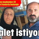 Adalet istiyoruz