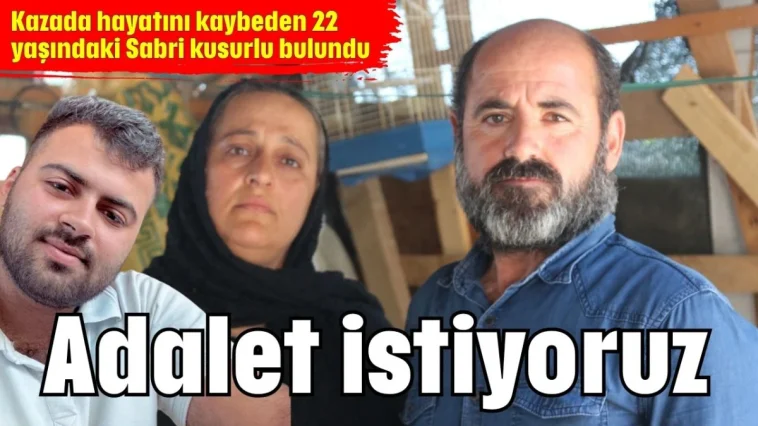 Adalet istiyoruz